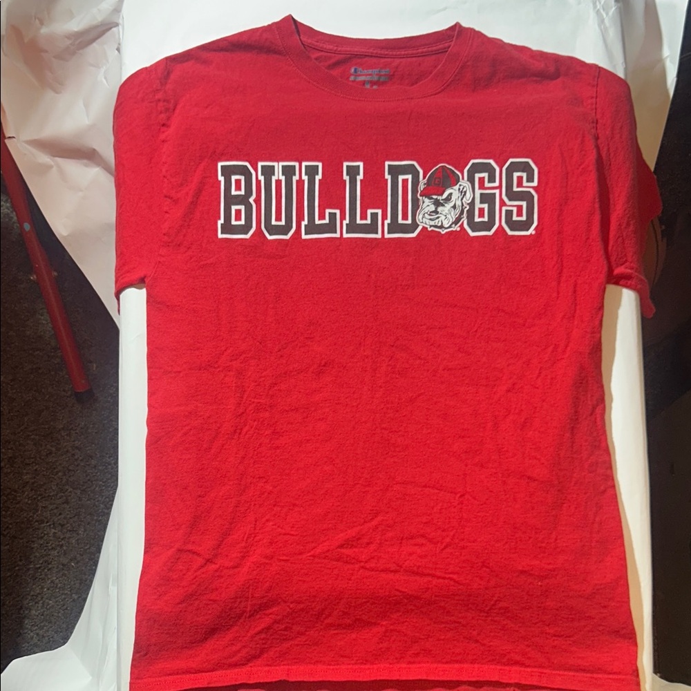 Georgia Bulldogs Red Graphic T-Shirt